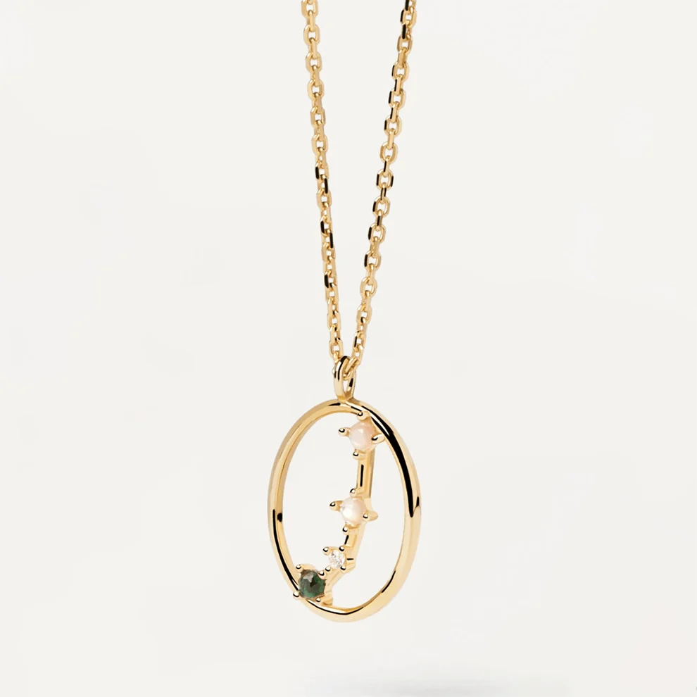 Aries Oval Multi-gem Pendant
