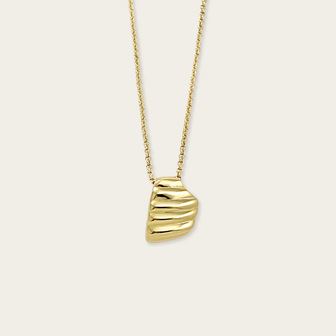 Herringbone Chain Sunray Pendant