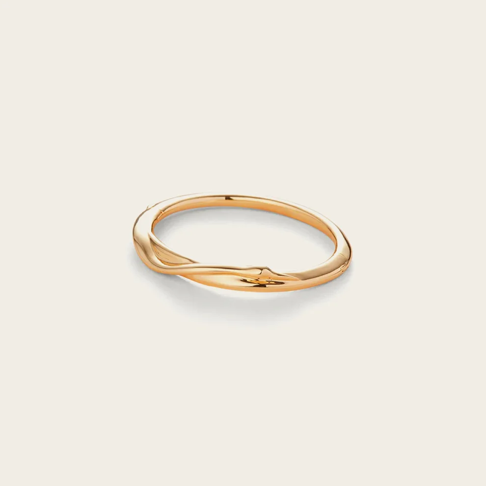 Curved Wrap Cuff Bracelet