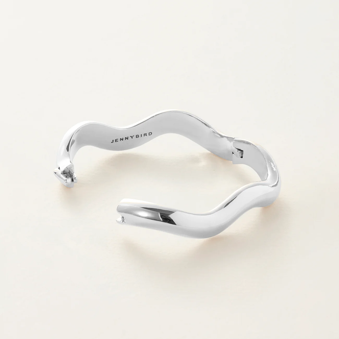 Silver Ola Rhodium Bangle